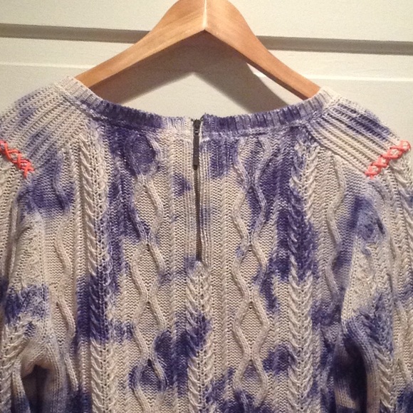Cotton tie dyed sweater by Maison Scotch. - Picture 5 of 7